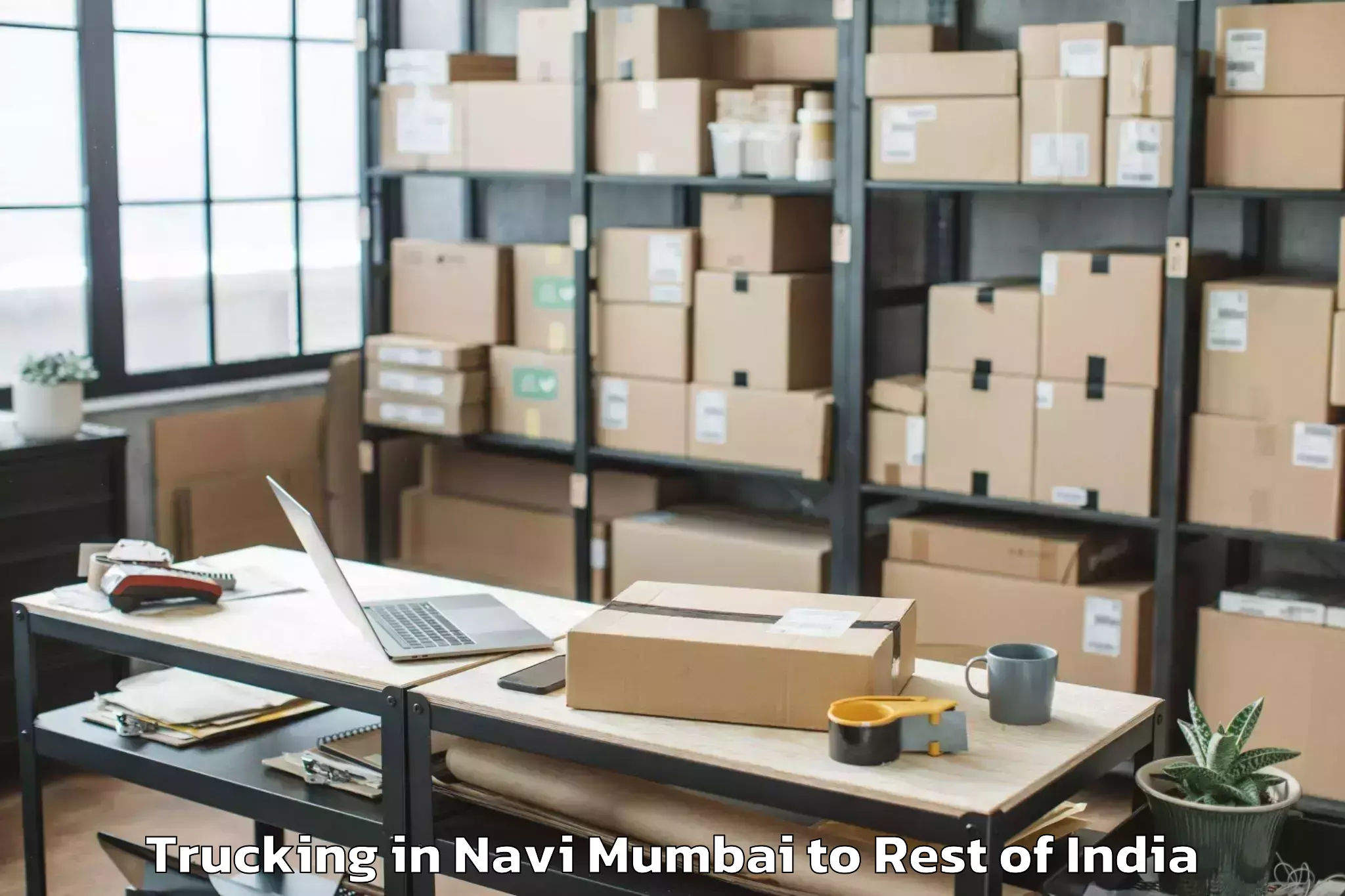 Reliable Navi Mumbai to Kibithoo Trucking